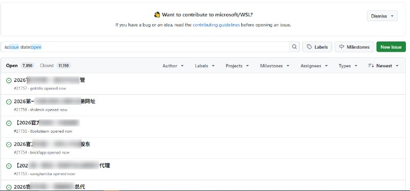 大量中文赌博广告充斥GitHub，互联网犯罪分子正在 GitHub Issues 上大量灌入赌博类广告